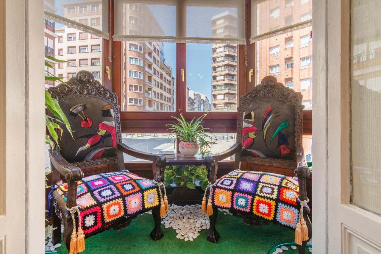 Apartamento Amplio y Elegante con Diseño Vintage Portugalete Exterior foto
